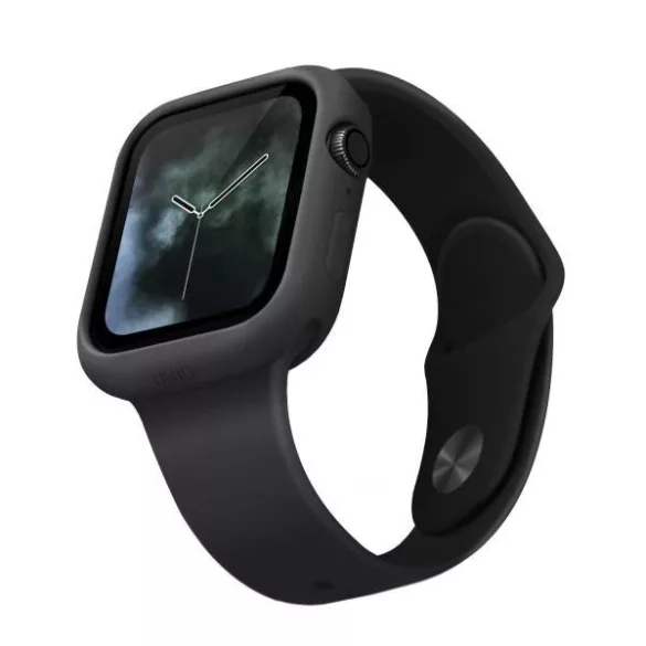 UNIQ Lino tok Apple Watch 44mm - sötétszürke