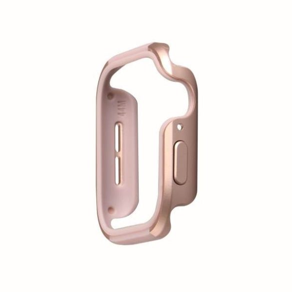 UNIQ Tok Valencia Apple Watch Series 4/5/6/SE 40mm. védőfólia rózsaarany kerettel