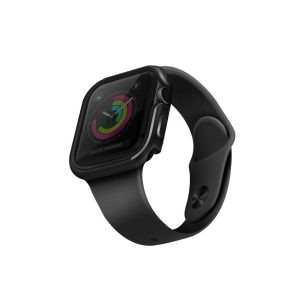 UNIQ Tok Valencia Apple Watch Series 4/5/6/SE 40mm. védőfólia szürke kerettel