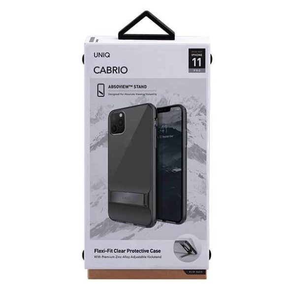 UNIQ Tok Cabrio iPhone 11 Pro szürke tok