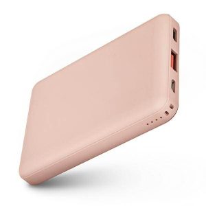 UNIQ Powerbank Fuele mini 8000mAh USB-C 18W PD gyorstöltés rózsaszín