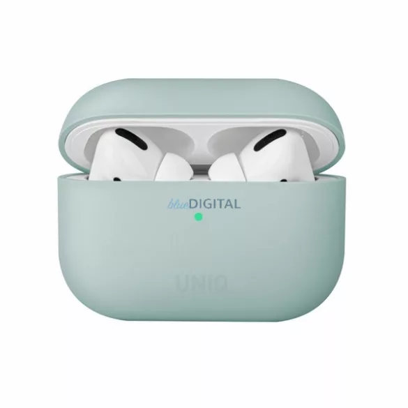 UNIQ Tok Lino AirPods Pro szilikon menta zöld tok