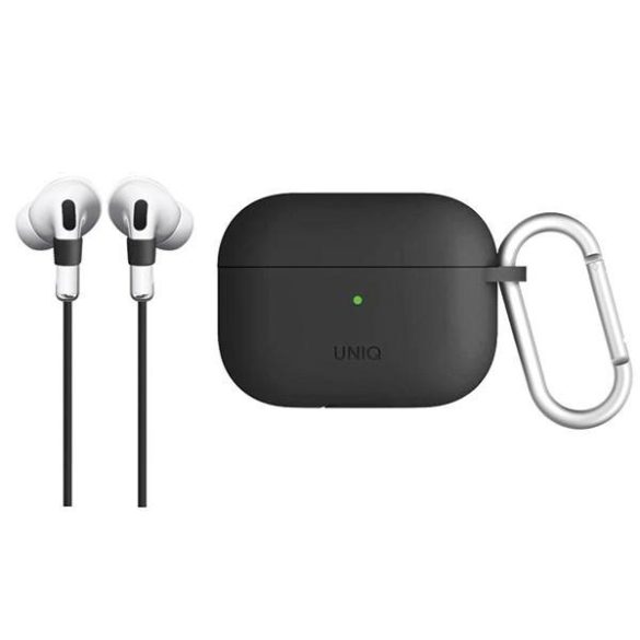 UNIQ Tok Vencer AirPods Pro szilikon sötétszürke tok