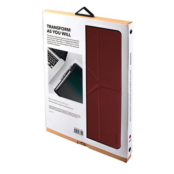UNIQ Tok Transforma Rigor iPad Pro 11" (2020) korall piros tok