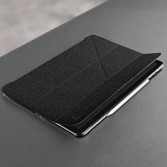 UNIQ Tok Yorker Kanvas iPad Pro 12,9" (2020) fekete tok