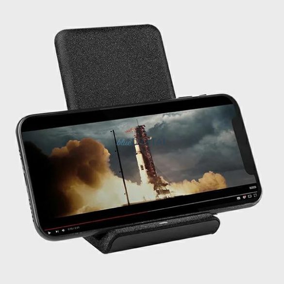 UNIQ Vertex Duo vezeték nélküli töltő 2in1 15W gyors töltés szénszürke