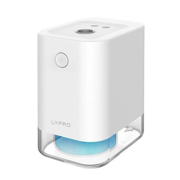 LYFRO Flow hordozható érintésmentes kézfertőtlenítő fehér