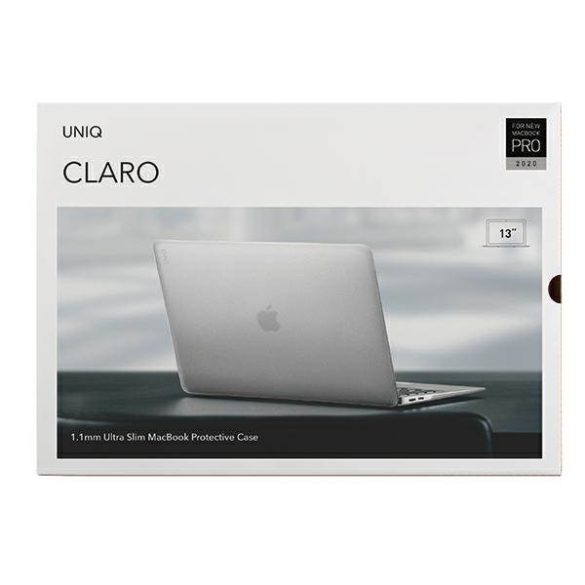 UNIQ Tok Husk Pro Claro MacBook Pro 13 (2020) matt átlátszó tok