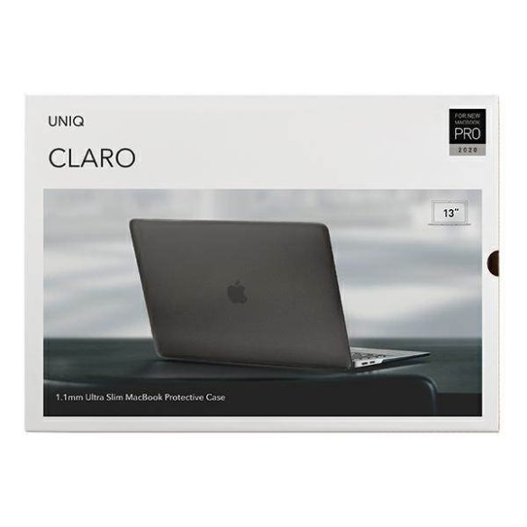 UNIQ Tok Husk Pro Claro MacBook Pro 13 (2020) matt füstös szürke tok