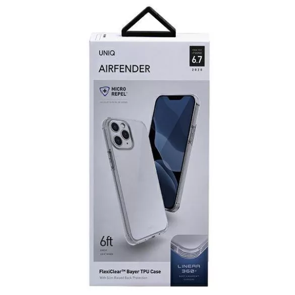 UNIQ Air Fender tok iPhone 12 Pro Max - átlátszó