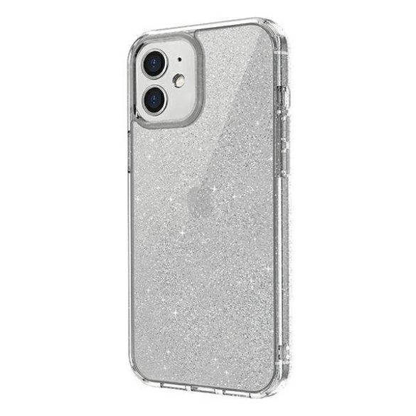 UNIQ Tok LifePro Tinsel iPhone 12 mini 5,4" átlátszó tok