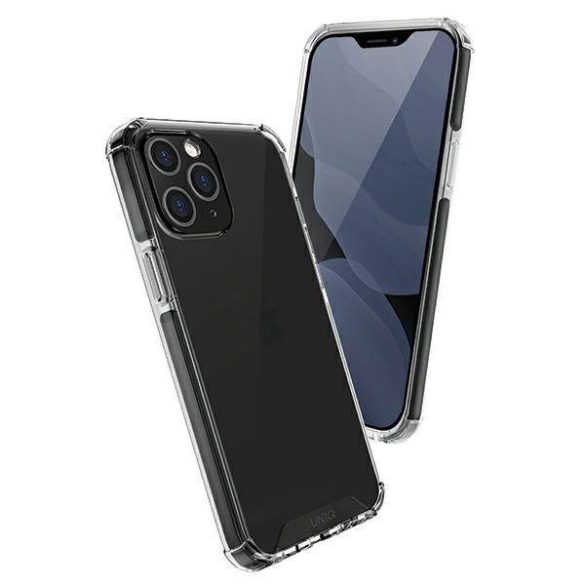 UNIQ Tok Combat iPhone 12 Pro Max 6,7" fekete szénszálas tok