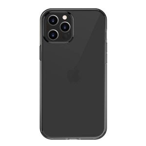 UNIQ Tok Clarion iPhone 12 Pro Max 6,7" fekete/füstös szürke antimikrobiális tok 