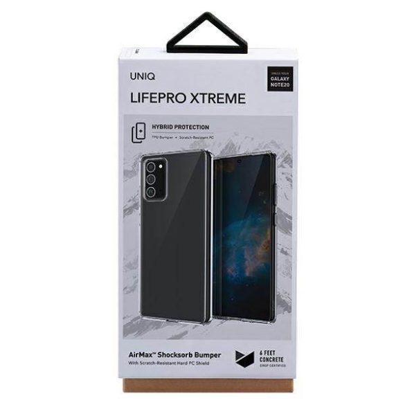 UNIQ Tok LifePro Xtreme Samsung Galaxy Note II0 N980 átlátszó tok