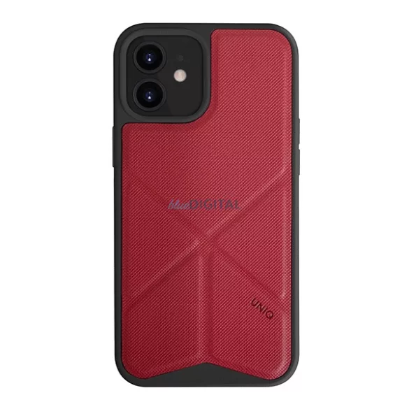 UNIQ Tok Transforma iPhone 12 mini 5,4" korall piros tok