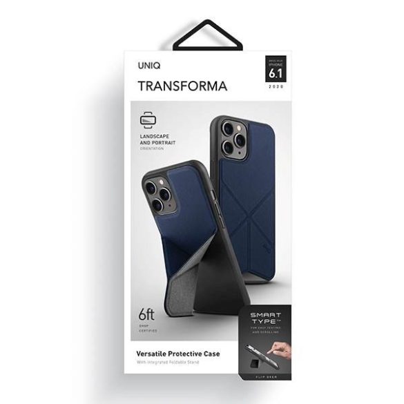 UNIQ Tok Transforma iPhone 12/12 Pro 6,1" kék tok