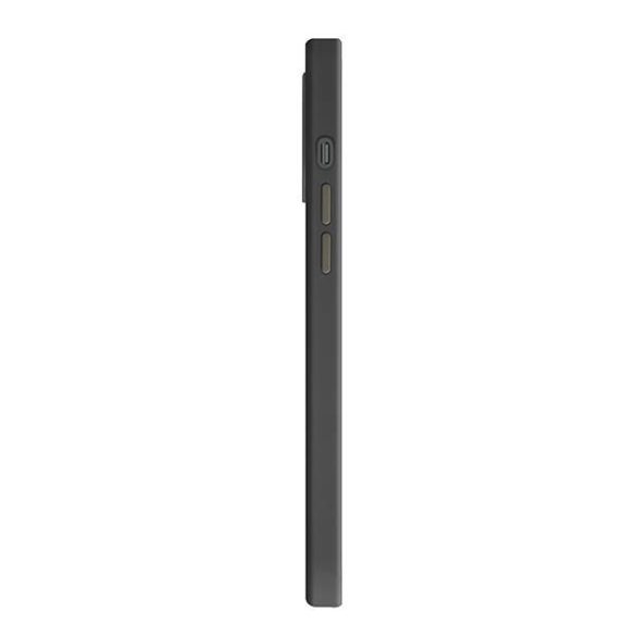 UNIQ Tok Lino Hue iPhone 12 Pro Max 6,7" fekete antimikrobiális tok