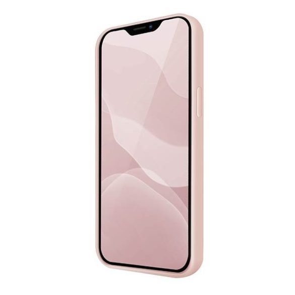 UNIQ Tok Lino Hue iPhone 12 Pro Max 6,7" rózsaszín antimikrobiális tok