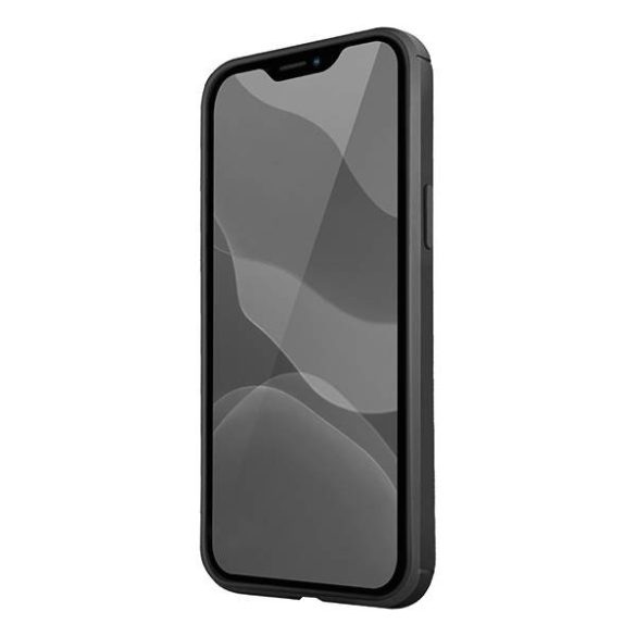 UNIQ Tok Hexa iPhone 12/12 Pro 6,1" fekete tok