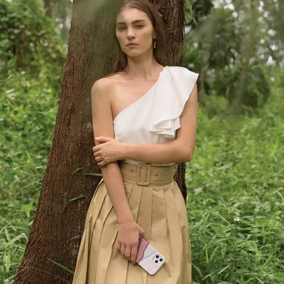 UNIQ Coehl Ciel tok iPhone 12 Pro Max - rózsaszín