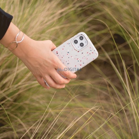 UNIQ Coehl Terrazzo tok iPhone 12 Pro Max - fehér