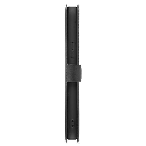 UNIQ Tok könyvtok iPhone 12 Pro Max 6,7" sötétszürke