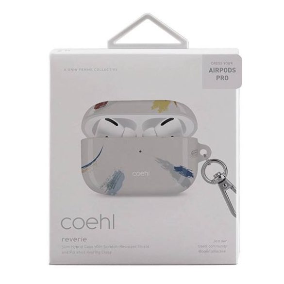 UNIQ Tok Coehl Reverie AirPods Pro bézs/elefántcsont színű tok