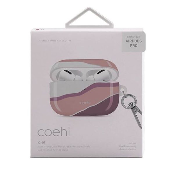 UNIQ Tok Coehl Ciel AirPods Pro rózsaszín tok