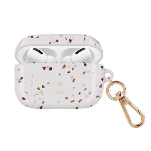 UNIQ Tok Coehl Terrazzo AirPods Pro fehér tok