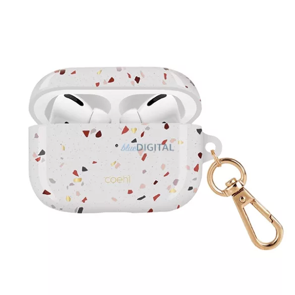 UNIQ Tok Coehl Terrazzo AirPods Pro fehér tok