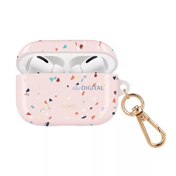 UNIQ Tok Coehl Terrazzo AirPods Pro rószaszín tok