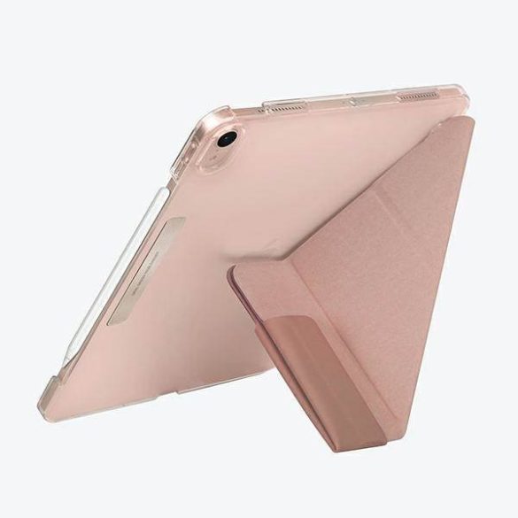 UNIQ Tok Camden iPad Air 10,9" (2020) rózsaszín antimikrobiális tok