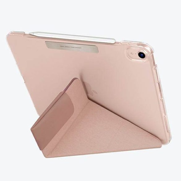 UNIQ Tok Camden iPad Air 10,9" (2020) rózsaszín antimikrobiális tok