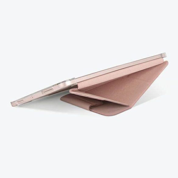 UNIQ Tok Camden iPad Air 10,9" (2020) rózsaszín antimikrobiális tok