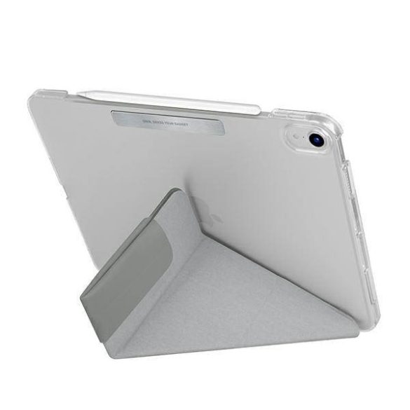 UNIQ Tok Camden iPad Air 10,9" (2020) szürke antimikrobiális tok