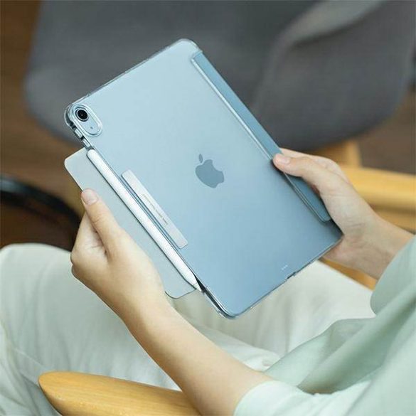 UNIQ Tok Camden iPad Air 10,9" (2020) szürke antimikrobiális tok