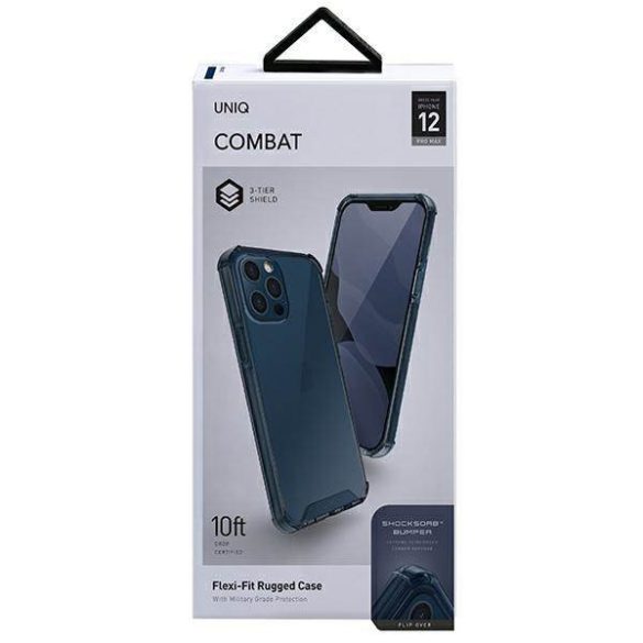 UNIQ Tok Combat iPhone 12 Pro Max 6,7" kék tok