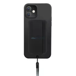   UNIQ Tok Heldro iPhone 12 mini 5,4" fekete antimikrobiális tok