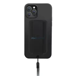  UNIQ Tok Heldro iPhone 12 Pro Max 6,7" fekete antimikrobiális tok