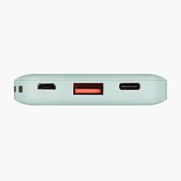 UNIQ Powerbank Fuele mini 8000mAh USB-C 18W PD gyorstöltés zöld