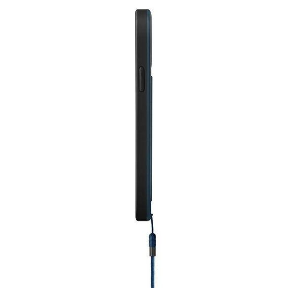 UNIQ Tok Heldro iPhone 12/12 Pro 6,1" kék terepmintás antimikrobiális tok