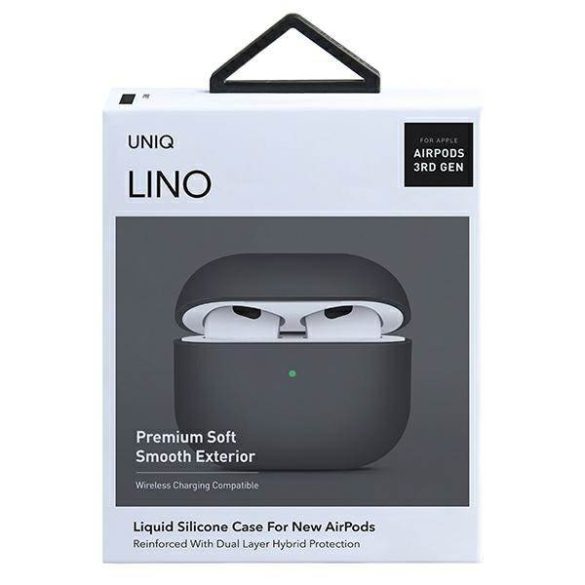 UNIQ Tok Lino AirPods 3 gen. szilikon szürke tok