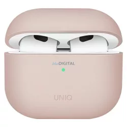   UNIQ Tok Lino AirPods 3 gen. szilikon pirosas rózsaszín tok