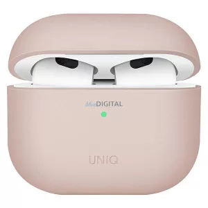 UNIQ Tok Lino AirPods 3 gen. szilikon pirosas rózsaszín tok