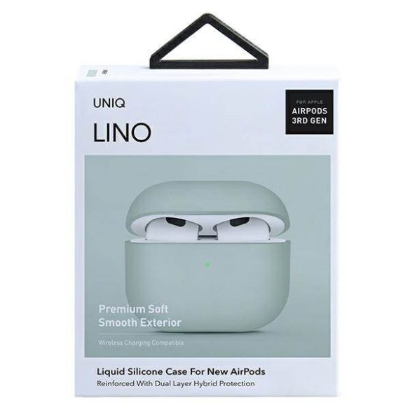 UNIQ Tok Lino AirPods 3 gen. szilikon zöld tok