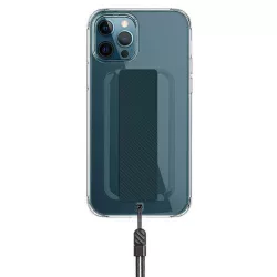   UNIQ Tok Heldro iPhone 12/12 Pro 6,1" átlátszó antimikrobiális tok