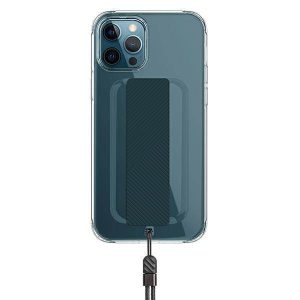 UNIQ Tok Heldro iPhone 12 Pro Max 6,7" átlátszó antimikrobiális tok