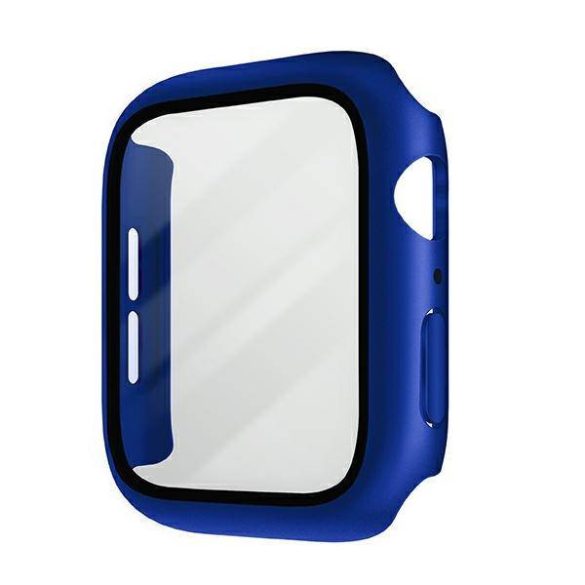 UNIQ Tok Nautic Apple Watch Series 4/5/6/SE 40mm védőfólia kék kerettel