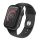 UNIQ Tok Nautic Apple Watch Series 4/5/6/SE 44 mm védőfólia fekete kerettel