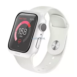   UNIQ Tok Nautic Apple Watch Series 4/5/6/SE 44mm védőfólia fehér kerettel